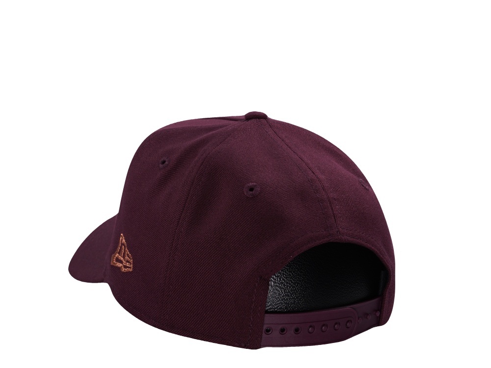 New Era Texas Rangers All Star Game 2024 Maroon Prime Edition 9Forty A Frame Snapback Hat