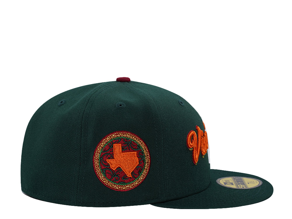 New Era Texas Rangers City Connect Dark Green Prime Edition 59Fifty Fitted Hat