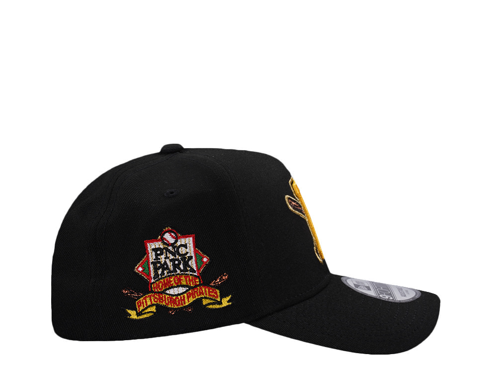 New Era Pittsburgh Pirates PNC Park Black Prime Edition 9Forty A Frame Snapback Hat
