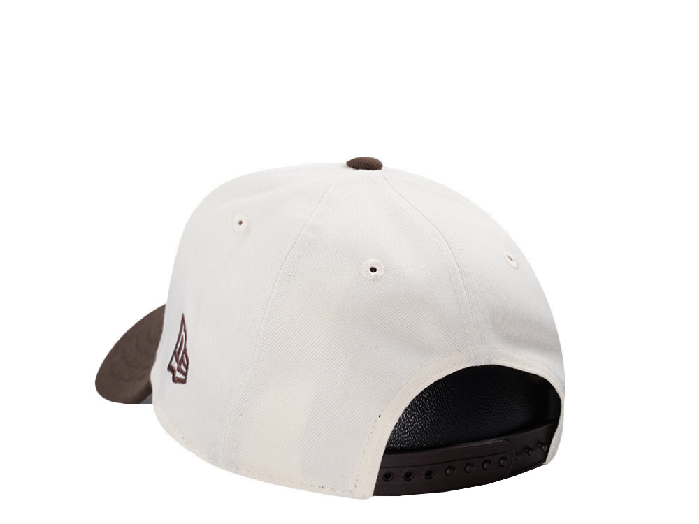 New Era Houston Astros 40th Anniversary Cow Burnt Wood Two Tone Edition 9Forty A Frame Snapback Hat
