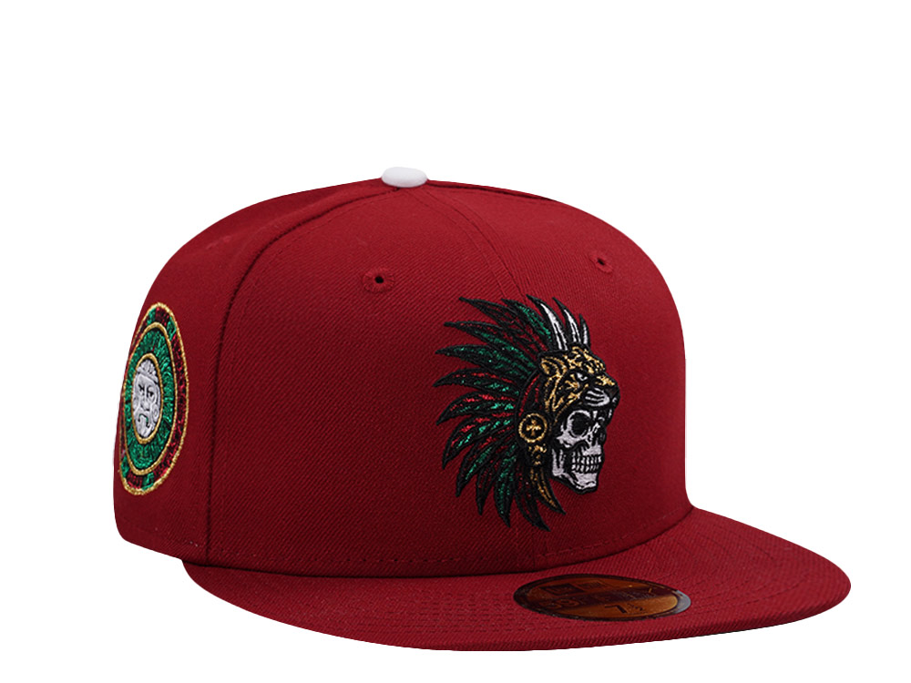 New Era Mexico Warrior Red Prime Edition 59Fifty Fitted Hat