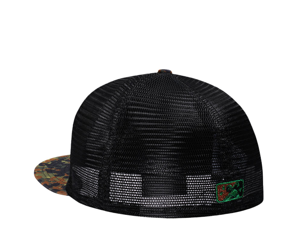 New Era Bowie Baysox Flecktarn Trucker Edition 59Fifty Fitted Hat
