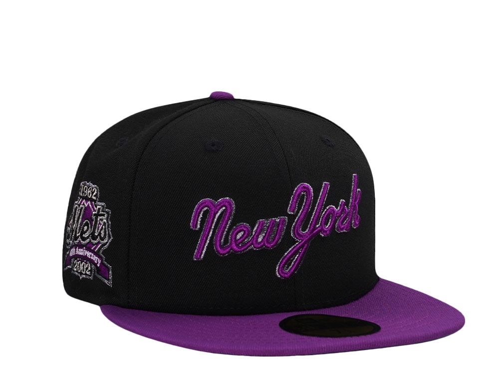 New Era New York Mets 40th Anniversary Purple Two Tone Edition 59Fifty Fitted Hat