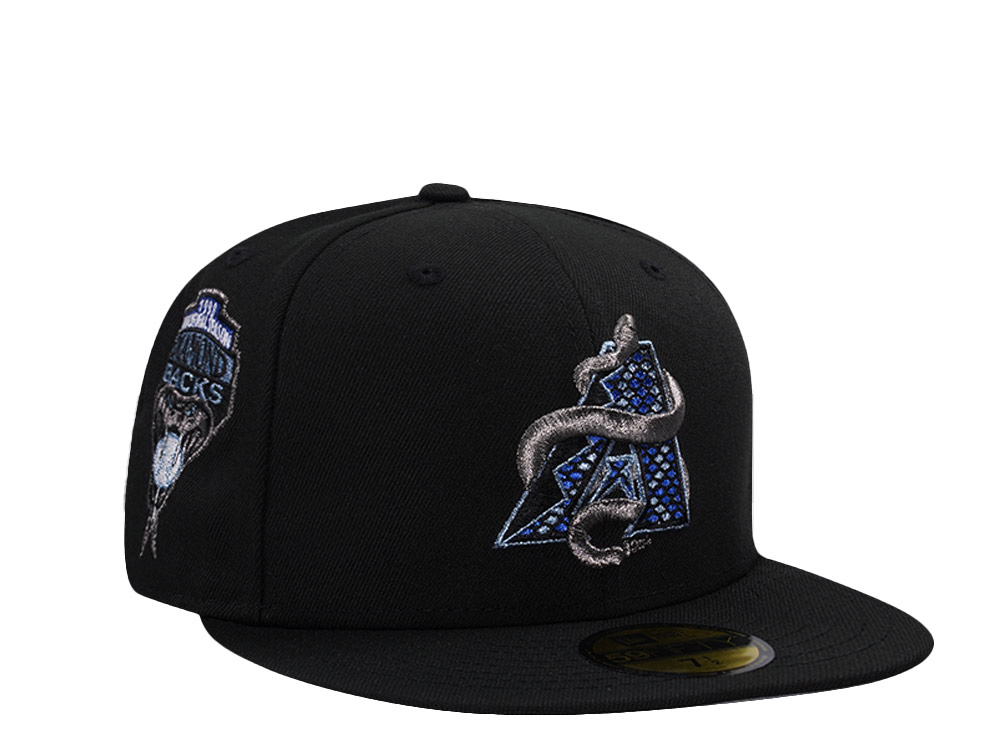 New Era Arizona Diamondbacks Inaugural Season Black Prime Edition 59Fifty Fitted Hat