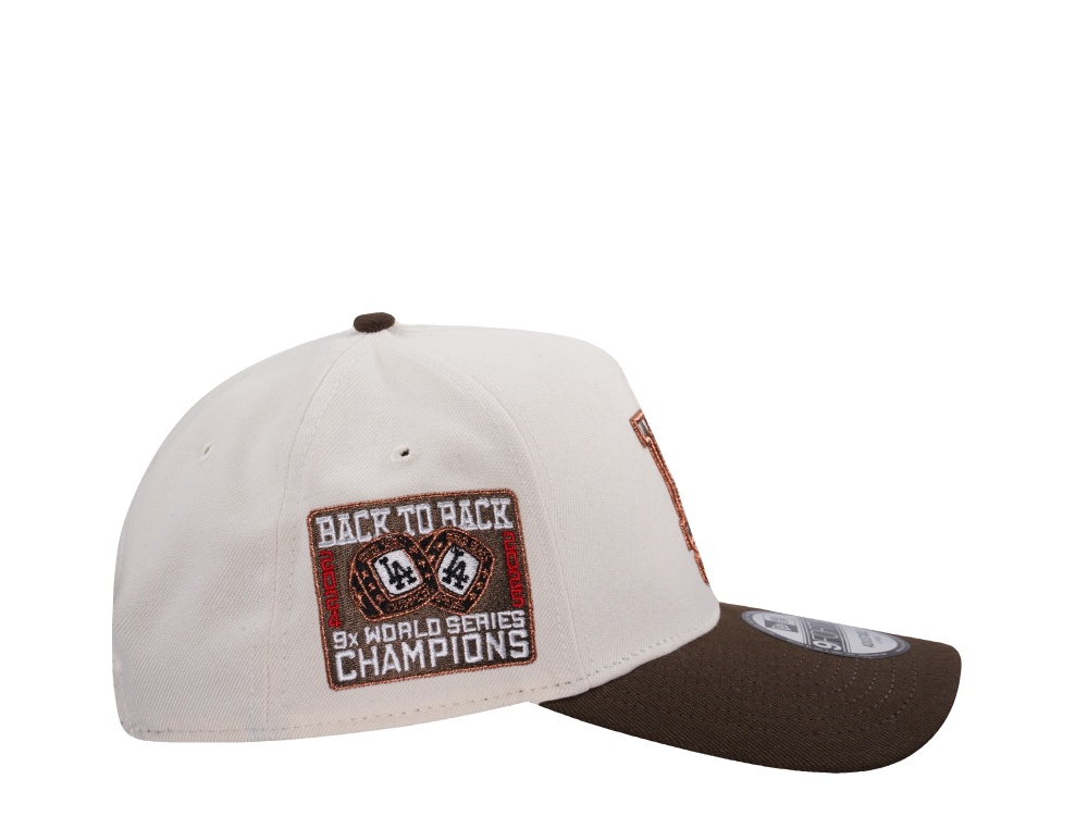 New Era Los Angeles Dodgers Back to Back Champions Cow Stone Two Tone Edition 9Forty A Frame Snapback Hat