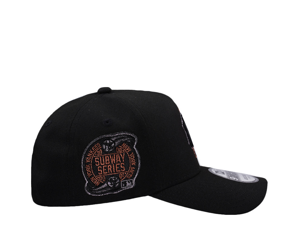 New Era New York Yankees World Series 2000 Black Prime Edition 9Forty A Frame Snapback Hat