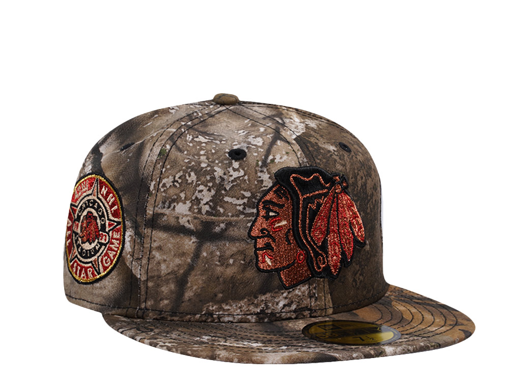 New Era Chicago Blackhawks All Star Game Realtreee APX Prime Edition 59Fifty Fitted Hat