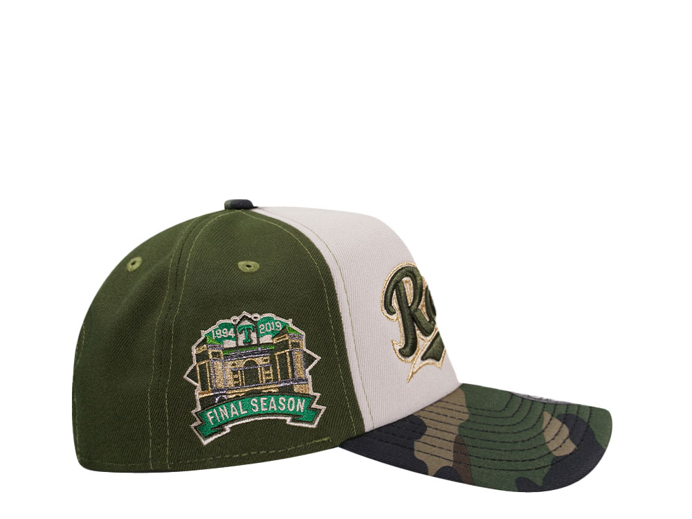New Era Texas Rangers Final Season 2019 Camo Prime Edition 9Forty A Frame Snapback Hat