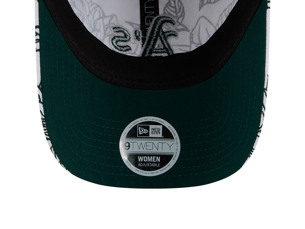 New Era Oakland Athletics Woman Floral Stitch White 9Twenty Strapback Hat