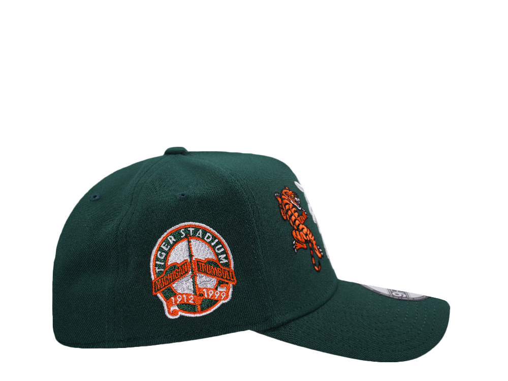 New Era Detroit Tigers Stadium Series Tiger Dark Green Prime Edition 9Forty A Frame Snapback Hat