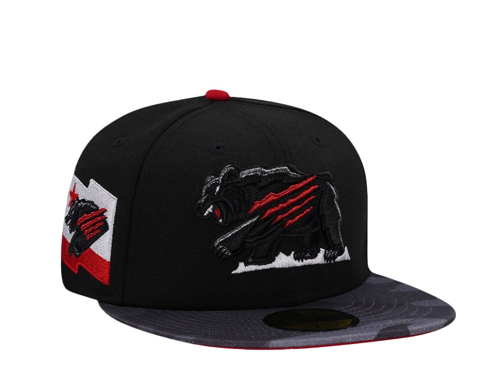 New Era Fresno Grizzlies Blackout Vize Camo Two Tone Edition 59Fifty Fitted Hat