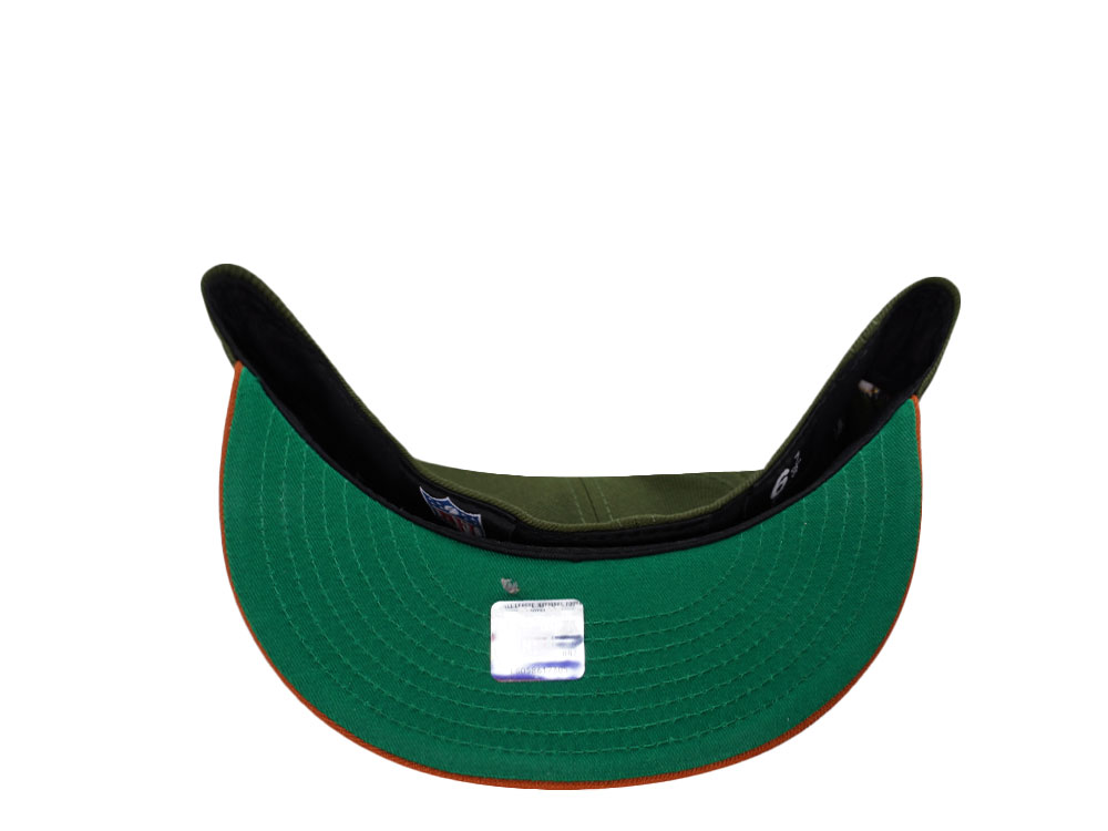 New Era Chicago Bears 100th Anniversary Green Two Tone Edition 59Fifty Fitted Hat