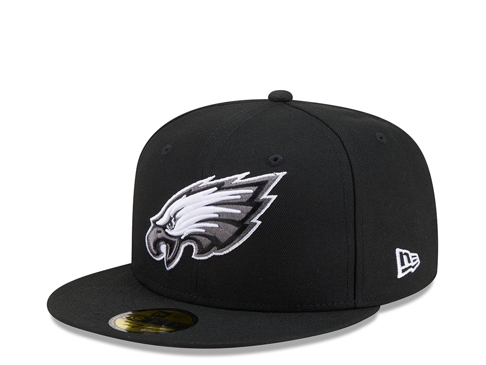New Era Philadelphia Eagles Color Basic Black 59Fifty Fitted Hat