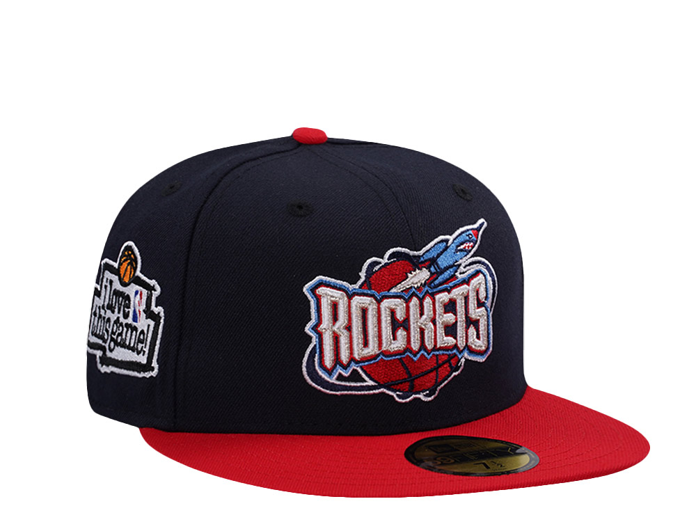 New Era Houston Rockets Love this Game Navy Two Tone Edition 59Fifty Fitted Hat