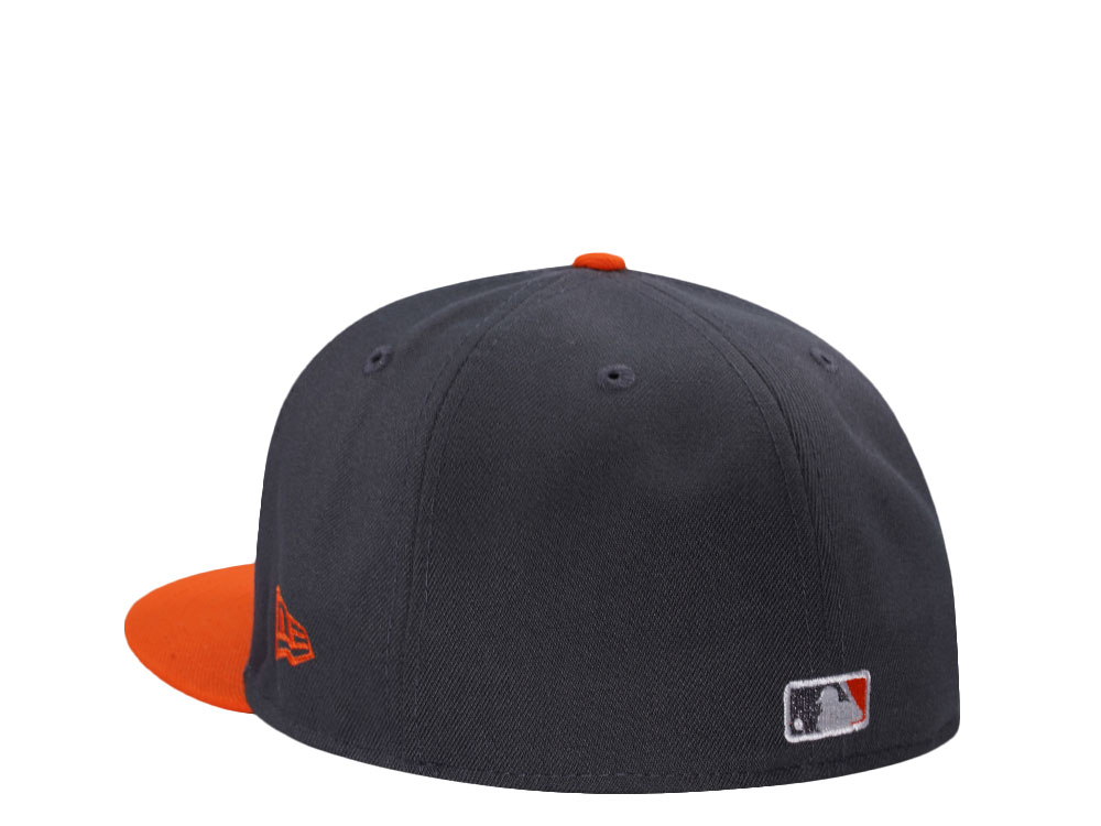 New Era Detroit Tigers Gray Two Tone Script Edition 59Fifty Fitted Hat