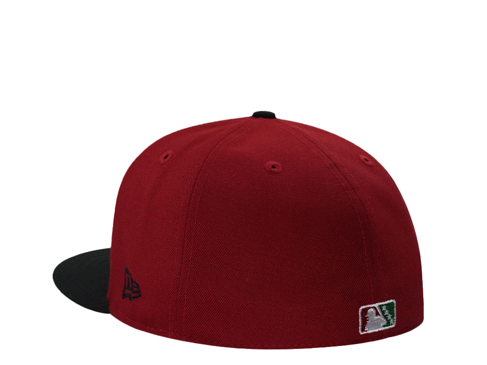 New Era Dayton Dragons 20th Anniversary Maroon Two Tone Edition 59Fifty Fitted Hat