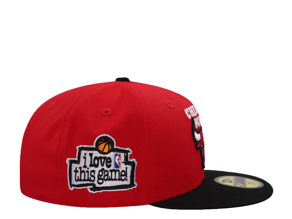 New Era Chicago Bulls Love Rush Red Two Tone Edition 59Fifty Fitted Hat