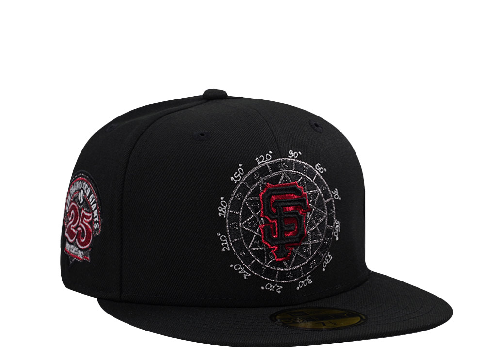 New Era San Francisco Giants 25th Anniversary Black Prime Horror Edition 59Fifty Fitted Hat