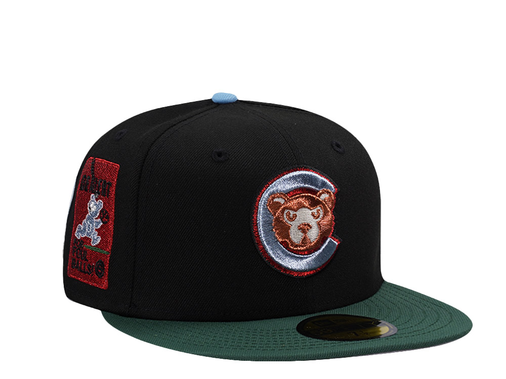 New Era Chicago Cubs Stay Alert Black Two Tone Edition 59Fifty Fitted Hat
