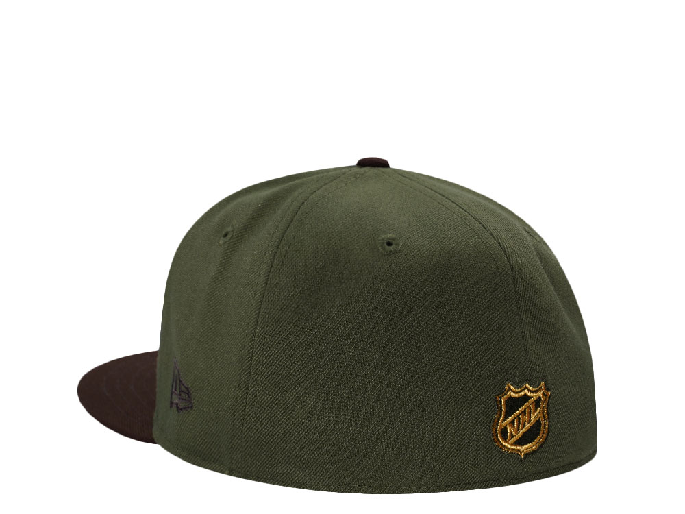 New Era Pittsburgh Penguins Stadium Series 2017 Rifle Green Two Tone Edition 59Fifty Fitted Hat