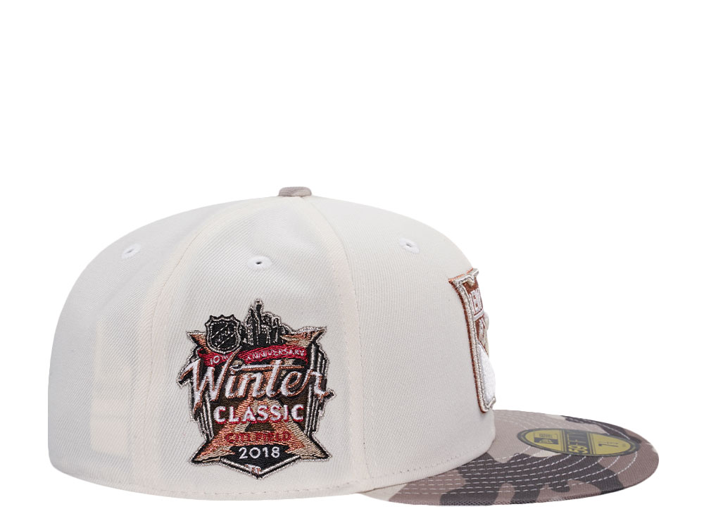 New Era New York Rangers Winter Classic 2018 Chrome Camo Edition 59Fifty Fitted Hat