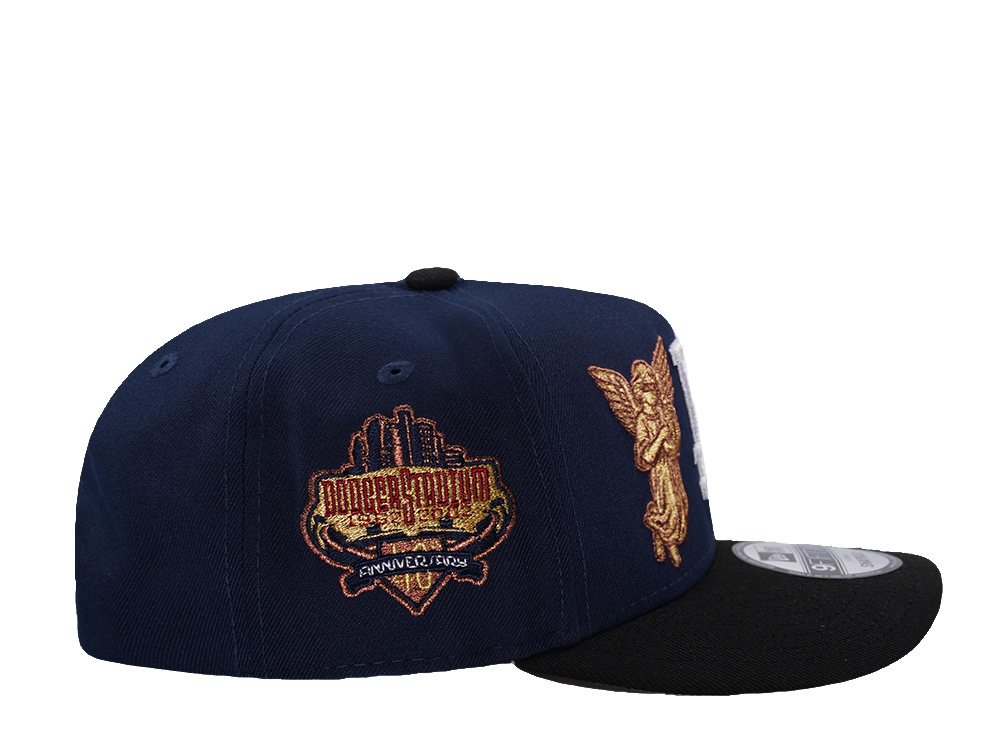 New Era Los Angeles Dodgers 40th Anniversary Ocean Blue Two Tone Edition 9Fifty A Frame Snapback Hat