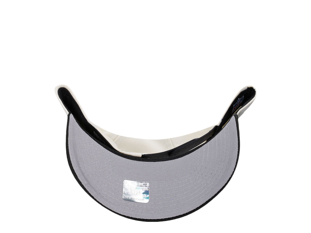 New Era Las Vegas Raiders 50th Anniversary Chrome Two Tone Edition 9Forty A Frame Snapback Hat