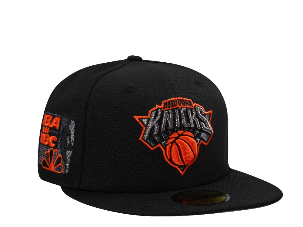 PRE-ORDER New Era New York Knicks NBA on NBC Black Prime Edition 59Fifty Fitted Hat