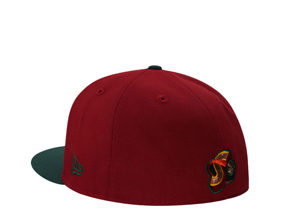 New Era Seattle Supersonics NBA On NBC Maroon Two Tone Edition 59Fifty Fitted Hat