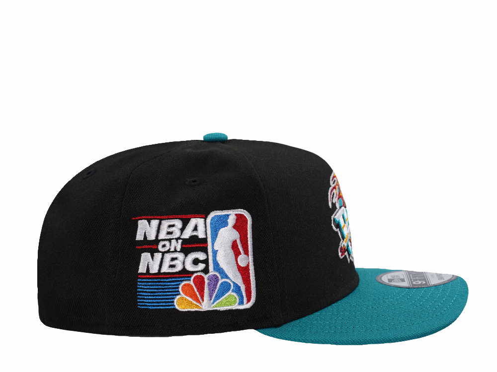 New Era Detroit Pistons NBA on NBC Black Two Tone Edition 9Fifty A Frame Snapback Hat