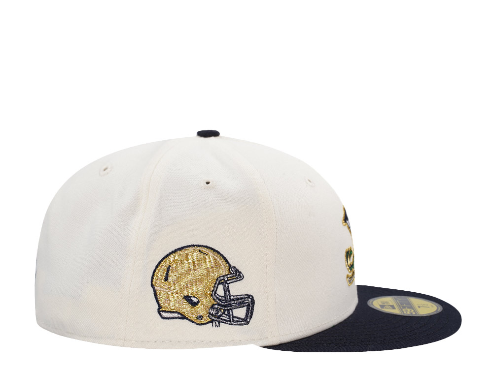 New Era Notre Dame Fighting Irish Chrome Two Tone Edition 59Fifty Fitted Hat