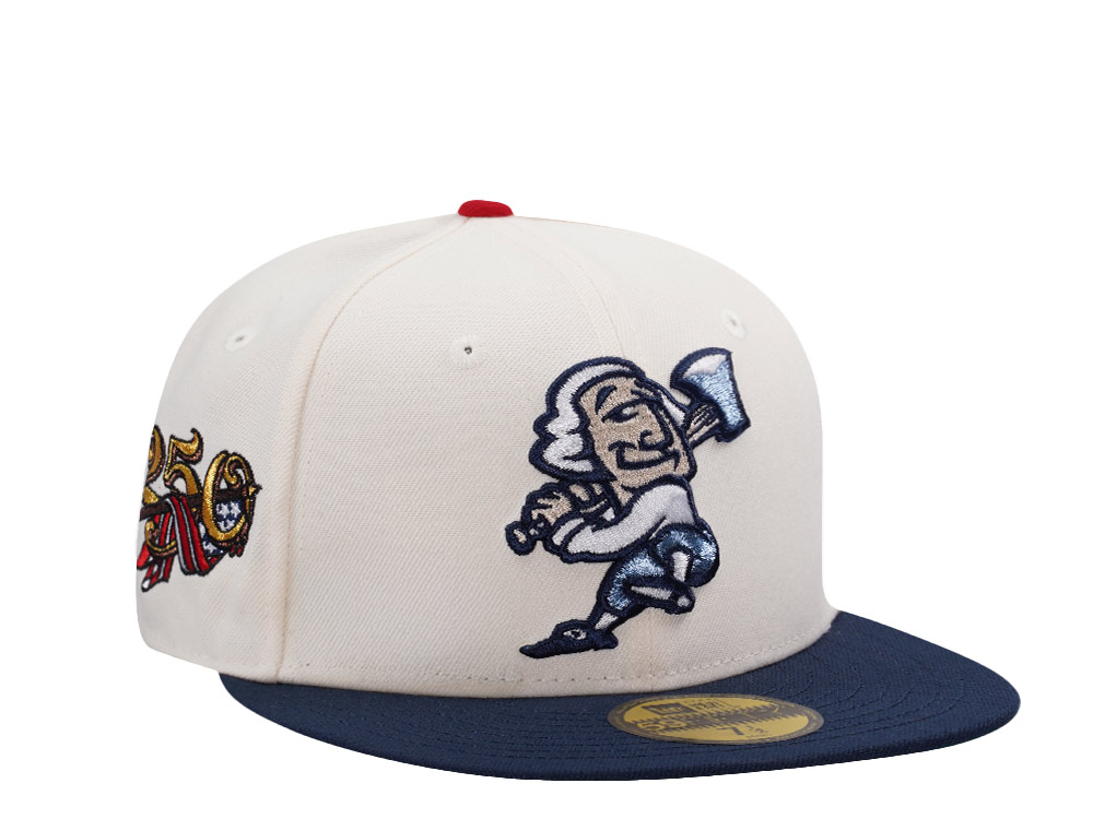 New Era Fredericksburg Nationals 250th Anniversary Chrome Two Tone Edition 59Fifty Fitted Hat