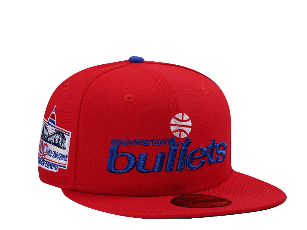 New Era Washington Bullets All Star Game 1980 Red Prime Edition 59Fifty Fitted Hat