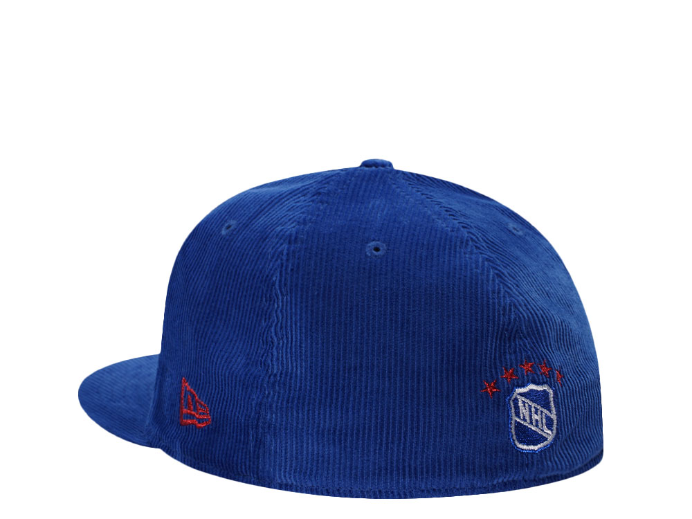 New Era Winnipeg Jets Heritage Classic Blue Corduroy Throwback Edition 59Fifty Fitted Hat