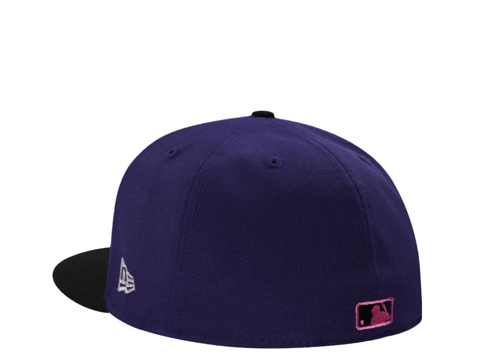 New Era Los Angeles Dodgers World Series Champions 2024 Purple Two Tone Edition 59Fifty Fitted Hat