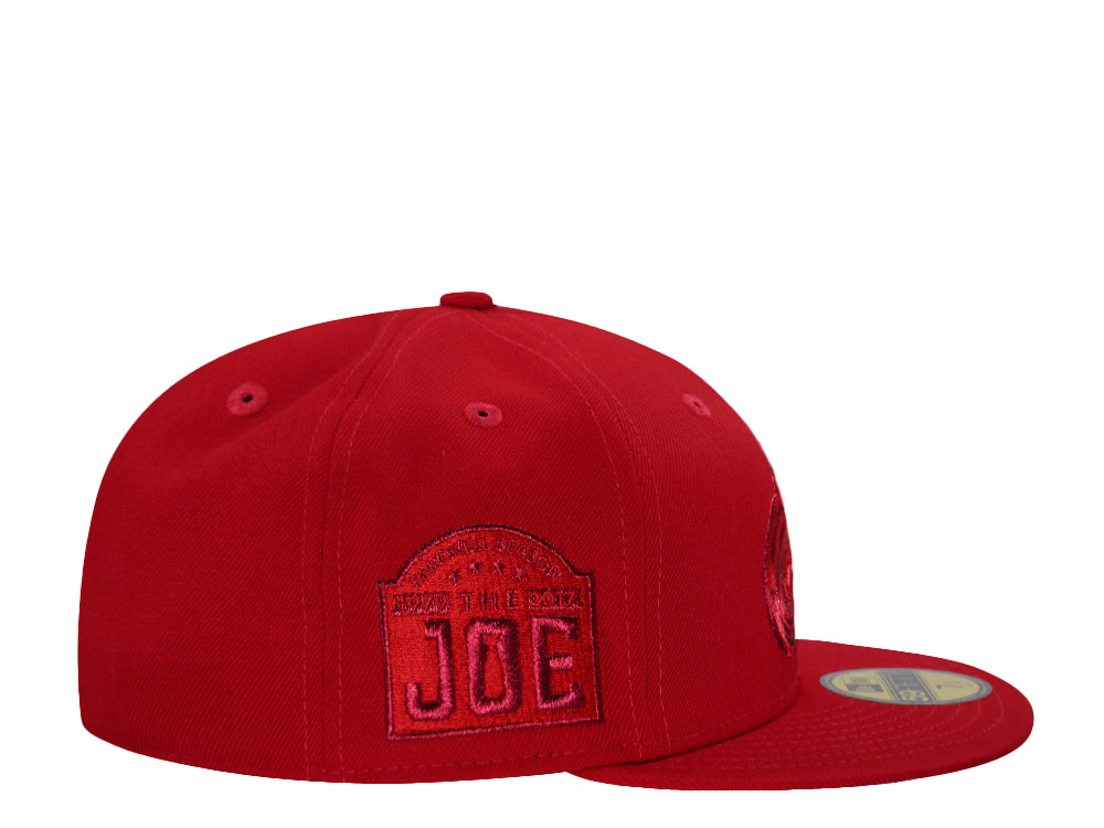 New Era Detroit Red Wings Metallic Farewell the Joe Red Prime Edition 59Fifty Fitted Hat