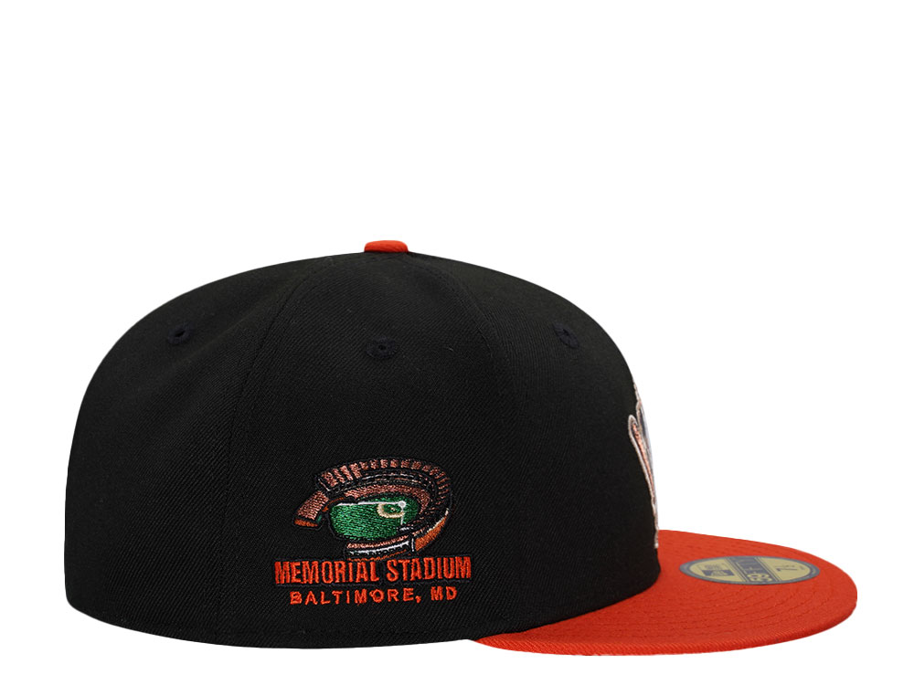 New Era Baltimore Orioles Black Copper Two Tone Edition 59Fifty Fitted Hat