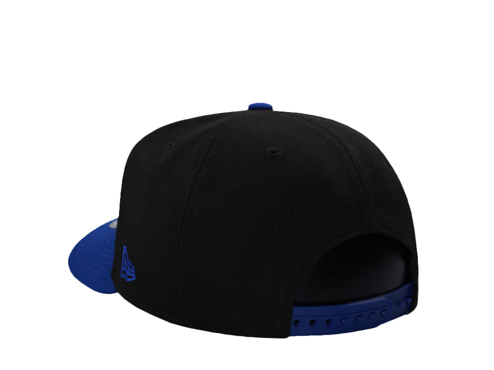 New Era New York Knicks NBA Eastern Conference Black Two Tone Edition 9Fifty A Frame Snapback Hat