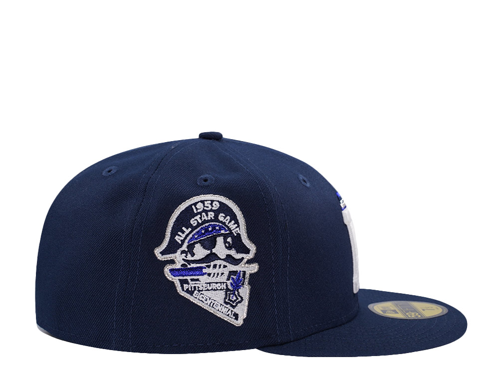 New Era Pittsburgh Pirates All Star Game 1959 Ocean Blue Horror Edition 59Fifty Fitted Hat