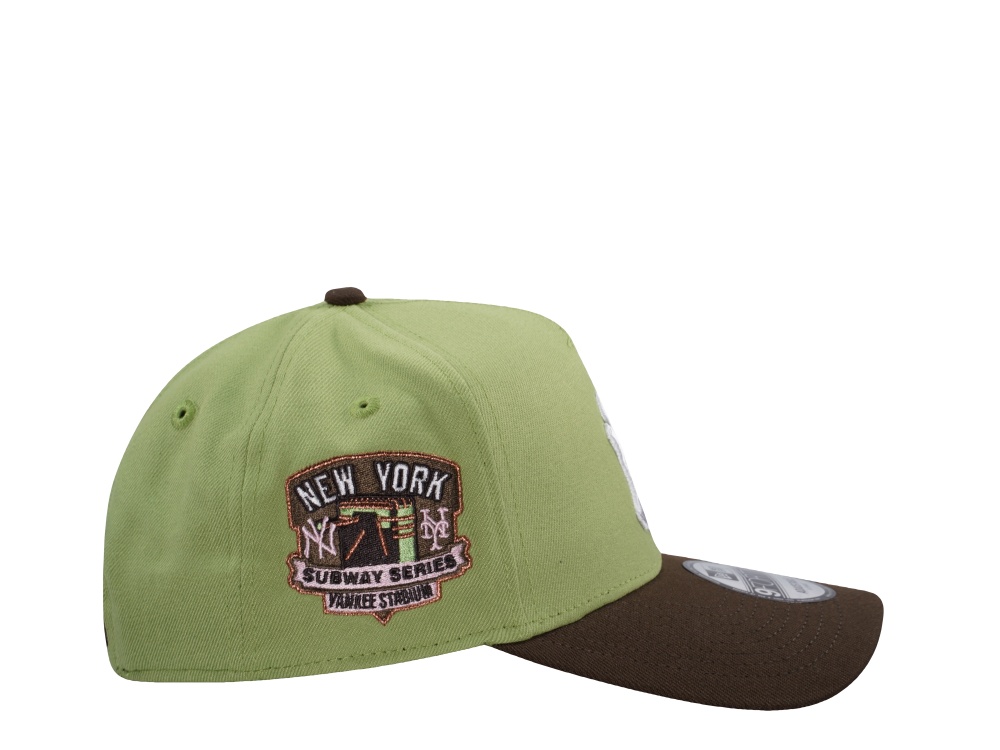 New Era New York Yankees Subway Series Matcha Two Tone Edition 9Forty A Frame Snapback Hat