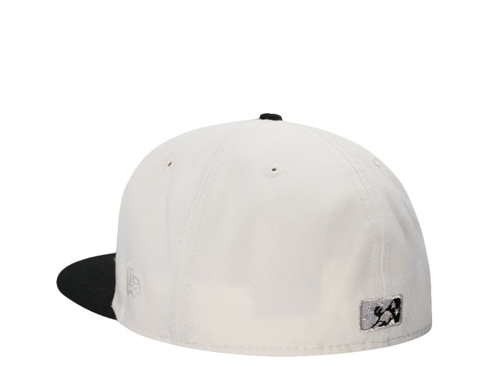New Era Birmingham Barons 20 Years Chrome Two Tone Edition 59Fifty A Frame Fitted Hat