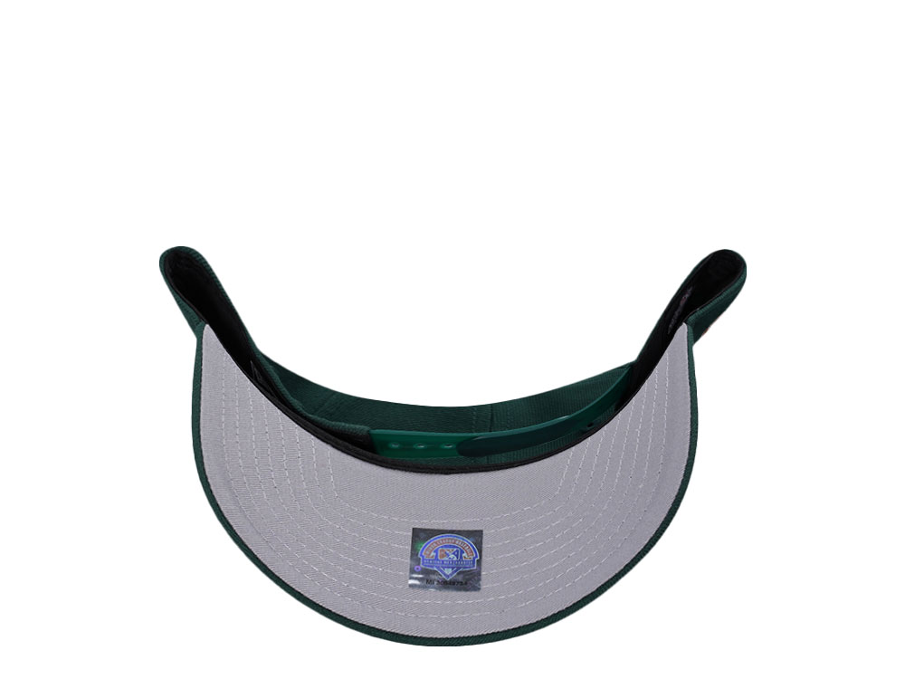 New Era Williamsport Crosscutters Dark Green Copper Edition 9Forty A Frame Snapback Hat