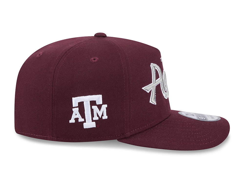 New Era Texas A&M Aggies Maroon 9Fifty A Frame Snapback Hat