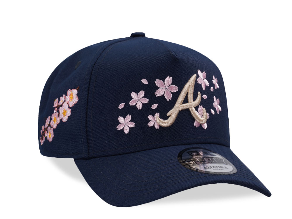 New Era Atlanta Braves Ocean Sakura Edition 9Forty A Frame Snapback Hat