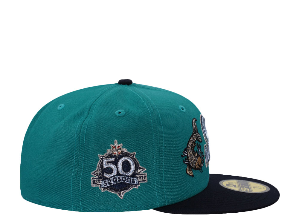 New Era Seattle Mariners 50th Anniversary Northwest Green Two Tone Edition 59Fifty Fitted Hat