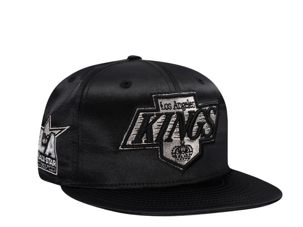 New Era Los Angeles Kings All Star Game 2017 Black Satin Throwback Edition 59Fifty Fitted Hat