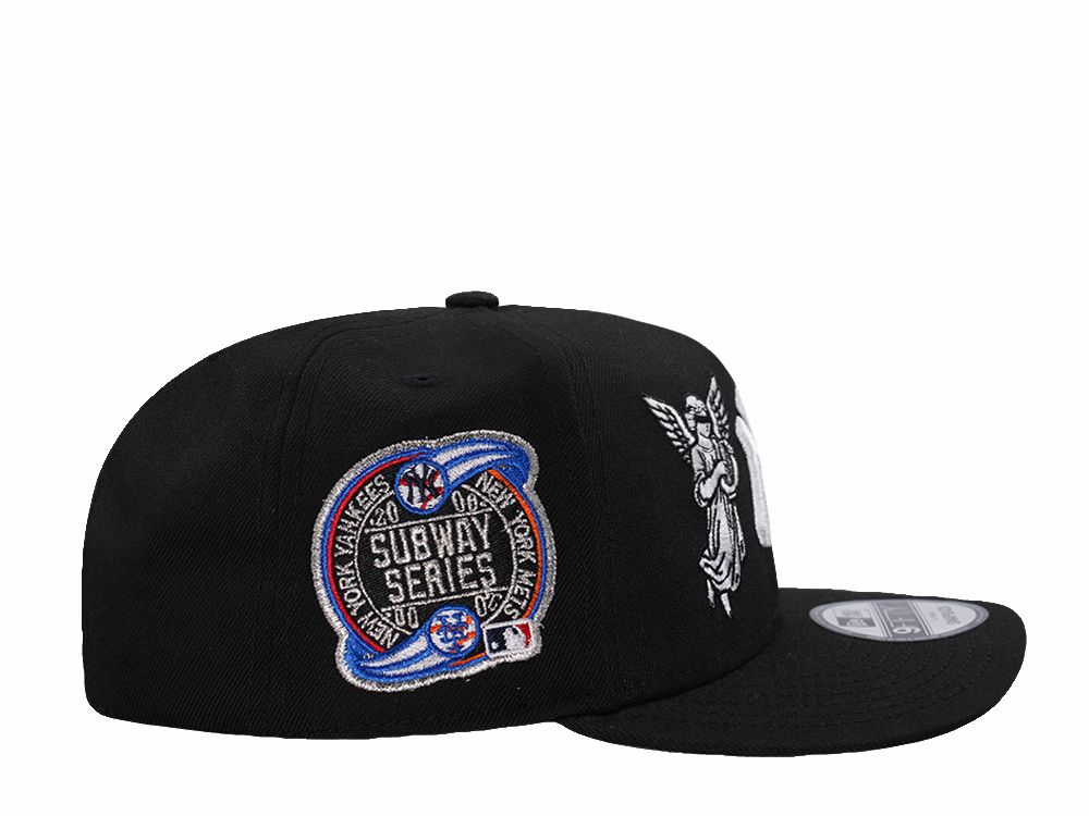 New Era New York Yankees Subway Series Angel Black Prime Edition 9Fifty A Frame Snapback Hat