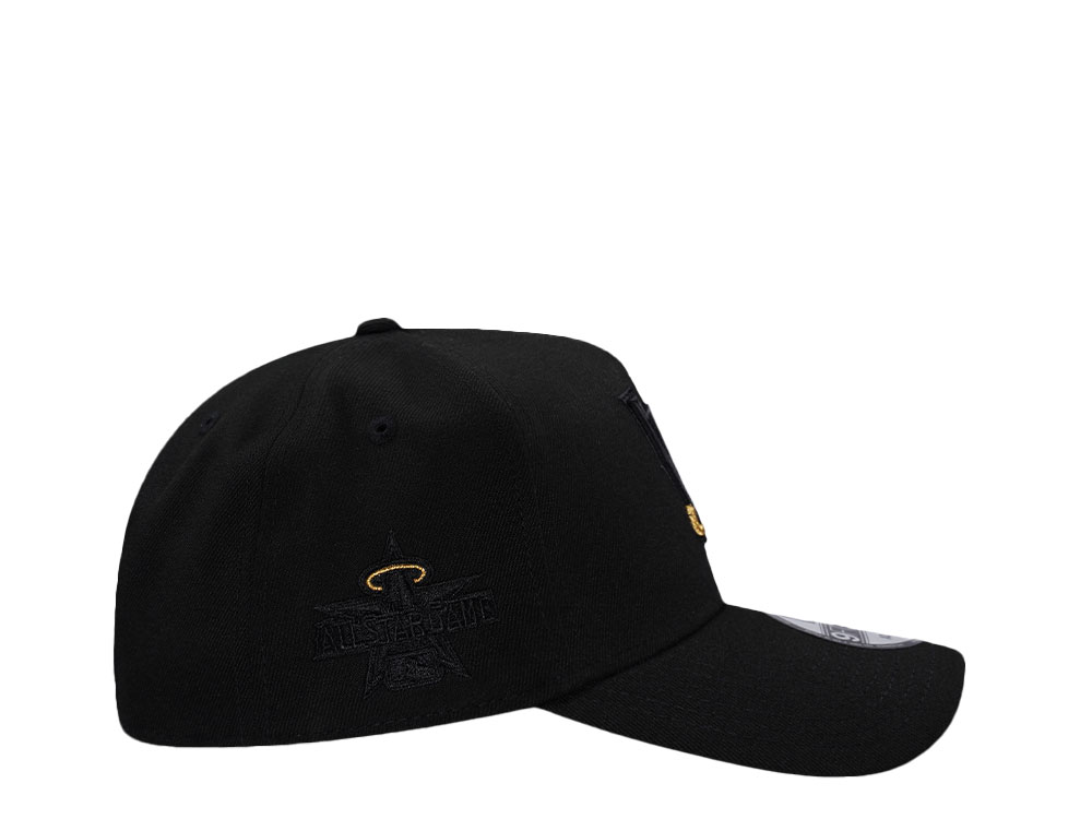 New Era Anaheim Angels Golden Detail Black Prime Edition 9Forty A Frame Snapback Hat