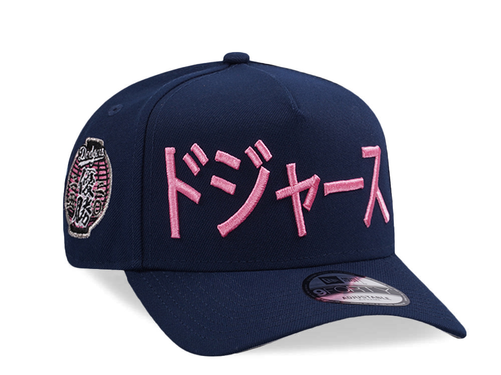 New Era Los Angeles Dodgers World Series 2026 Ocean Blue Prime Editio 9Forty A Frame Snapback Hat