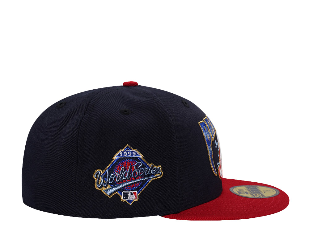 New Era Atlanta Braves World Series 1995 Navy Two Tone Edition 59Fifty Fitted Hat